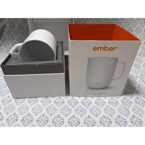 Ember Temperature Control Smart Mug , 10 oz, White, Up To 1.5-hr Battery NIP